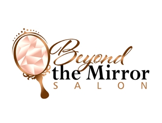 Beyond the mirror salon logo design by ingepro