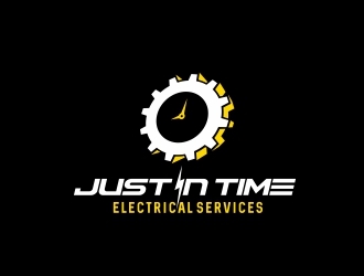 Just In Time Electrical Services logo design by naldart