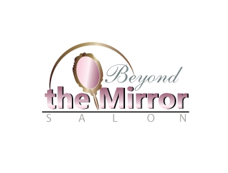 Beyond the mirror salon logo design by webmall