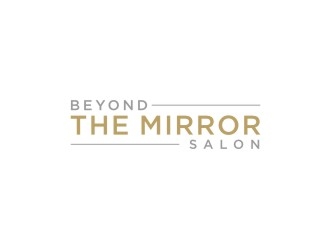 Beyond the mirror salon logo design by bricton