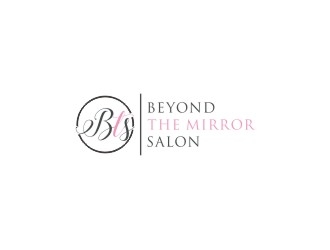 Beyond the mirror salon logo design by bricton