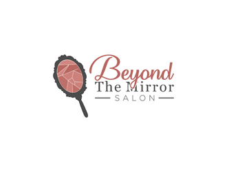 Beyond the mirror salon logo design by kurnia