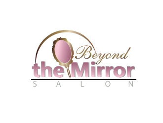 Beyond the mirror salon logo design by webmall