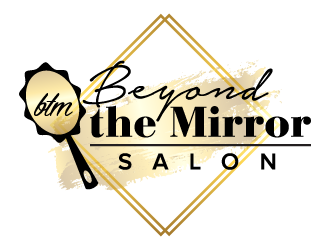 Beyond the mirror salon logo design by dchris