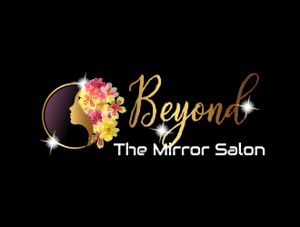 Beyond the mirror salon logo design by ROSHTEIN