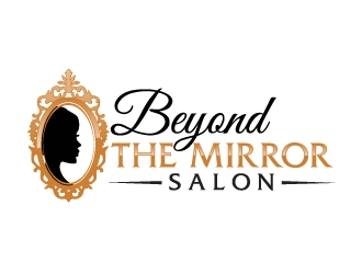 Beyond the mirror salon logo design by ElonStark