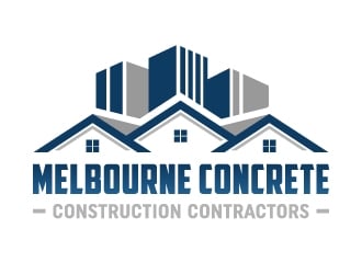 Melbourne Concrete Construction Contractors logo design by akilis13