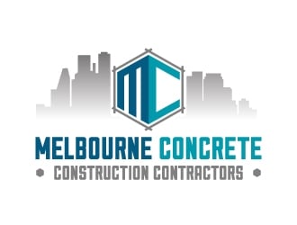 Melbourne Concrete Construction Contractors logo design by akilis13