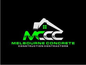 Melbourne Concrete Construction Contractors logo design by bricton