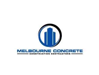 Melbourne Concrete Construction Contractors logo design by my!dea
