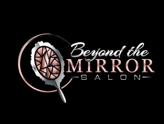 Beyond the mirror salon logo design by DreamLogoDesign