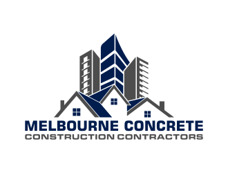 Melbourne Concrete Construction Contractors logo design by pakNton