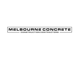 Melbourne Concrete Construction Contractors logo design by Zhafir