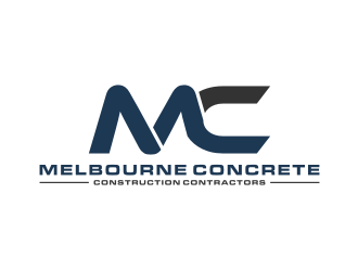 Melbourne Concrete Construction Contractors logo design by Zhafir
