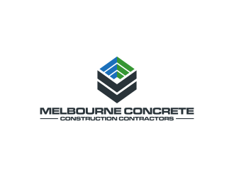 Melbourne Concrete Construction Contractors logo design by RIANW