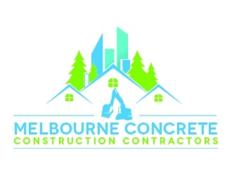 Melbourne Concrete Construction Contractors logo design by iffikhan