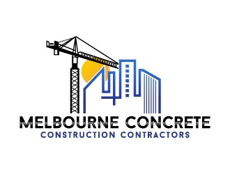 Melbourne Concrete Construction Contractors logo design by Suvendu