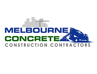 Melbourne Concrete Construction Contractors logo design by 3Dlogos