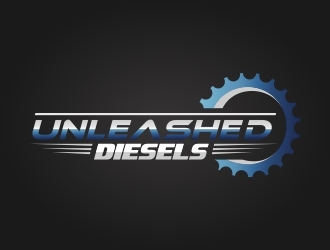 Unleashed Diesels logo design by WoAdek