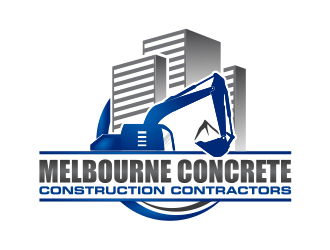 Melbourne Concrete Construction Contractors logo design by mutafailan