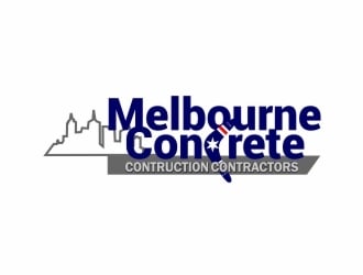 Melbourne Concrete Construction Contractors logo design by Day2DayDesigns