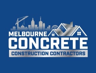 Melbourne Concrete Construction Contractors logo design by jaize