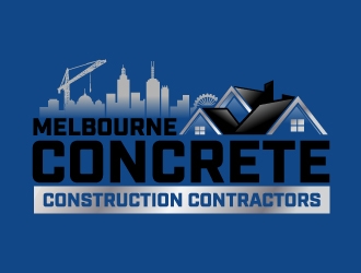 Melbourne Concrete Construction Contractors logo design by jaize