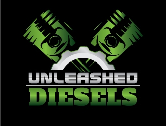 Unleashed Diesels logo design by d1ckhauz