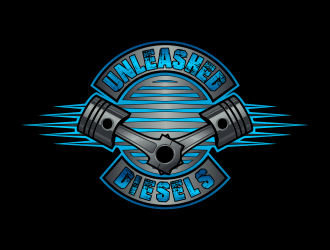 Unleashed Diesels logo design by Kruger