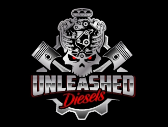Unleashed Diesels logo design by jaize