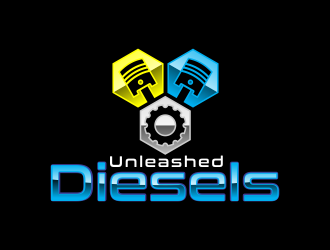Unleashed Diesels logo design by AisRafa