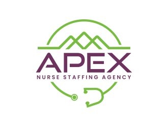 Apex Nurse Staffing Agency logo design by arenug