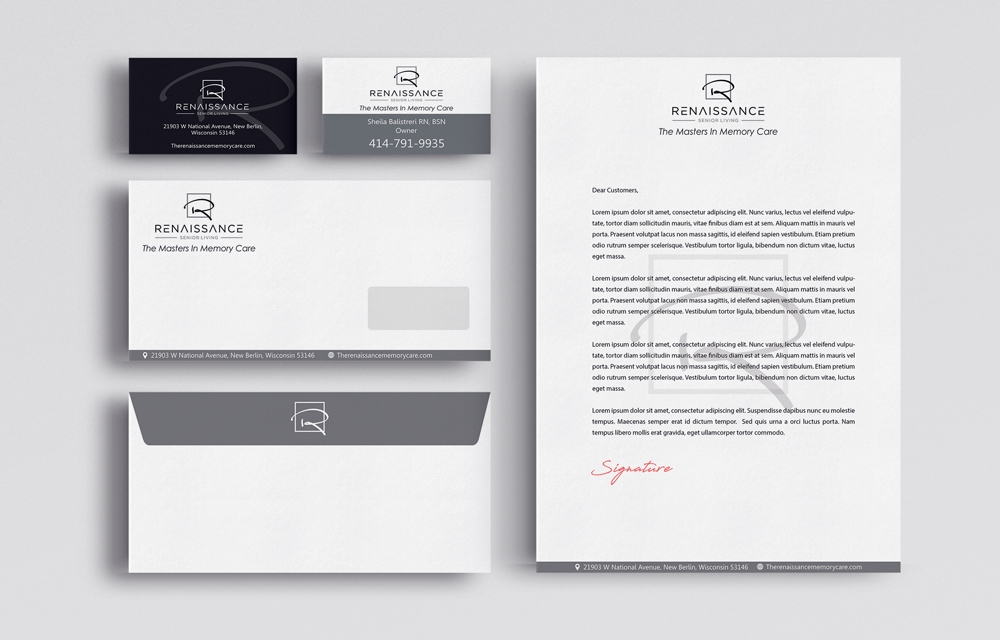 Renaissance Memory Care logo design by ManishKoli