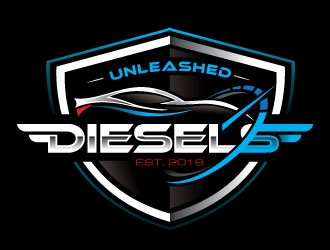 Unleashed Diesels logo design by REDCROW