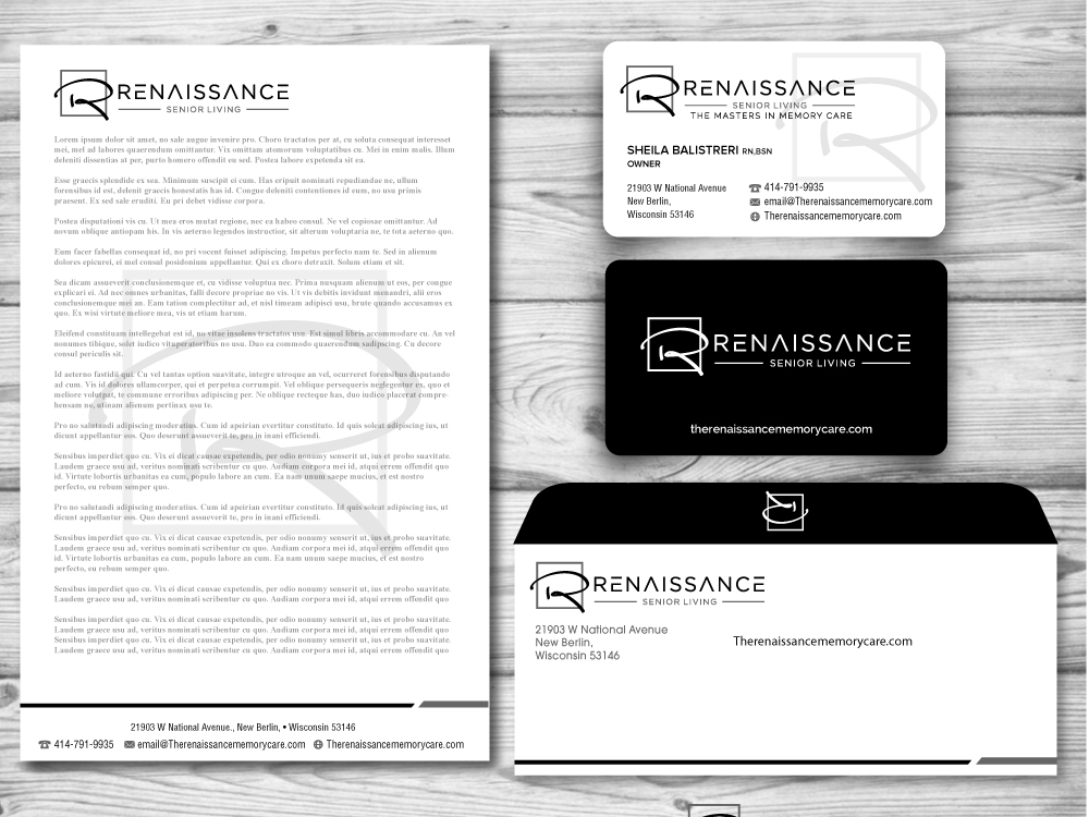 Renaissance Memory Care logo design by jaize