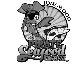 Longwood Pirate Seafood Festival logo design by coco