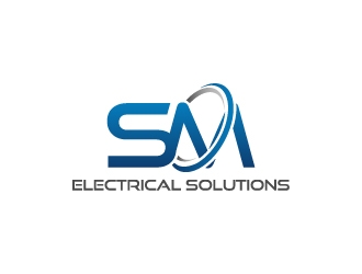 SM Electrical Solutions  logo design by wongndeso