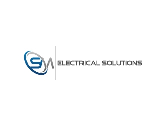 SM Electrical Solutions  logo design by wongndeso