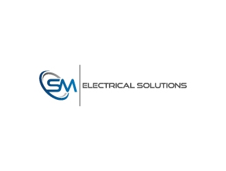 SM Electrical Solutions  logo design by wongndeso