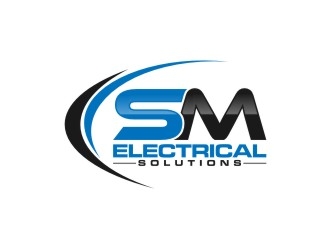 SM Electrical Solutions  logo design by agil