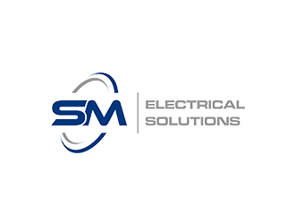 SM Electrical Solutions  logo design by blackcane