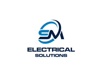 SM Electrical Solutions  logo design by Asani Chie