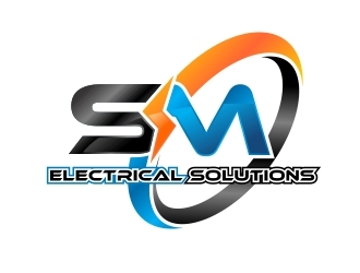 SM Electrical Solutions  logo design by aura