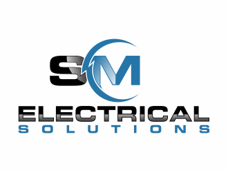 SM Electrical Solutions  logo design by Mahrein