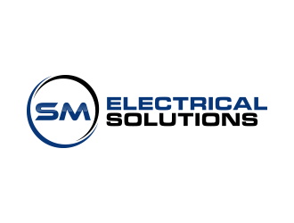 SM Electrical Solutions  logo design by lexipej