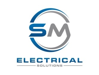 SM Electrical Solutions  logo design by sabyan