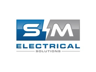 SM Electrical Solutions  logo design by sabyan