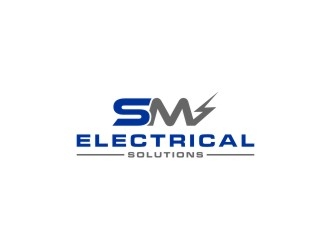 SM Electrical Solutions  logo design by bricton