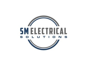 SM Electrical Solutions  logo design by bricton