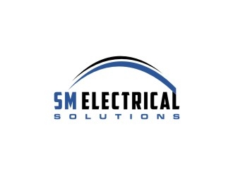 SM Electrical Solutions  logo design by bricton